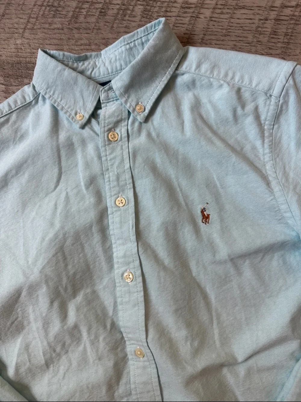 Ralph Lauren Light Blue Button-Down Oxford Shirt